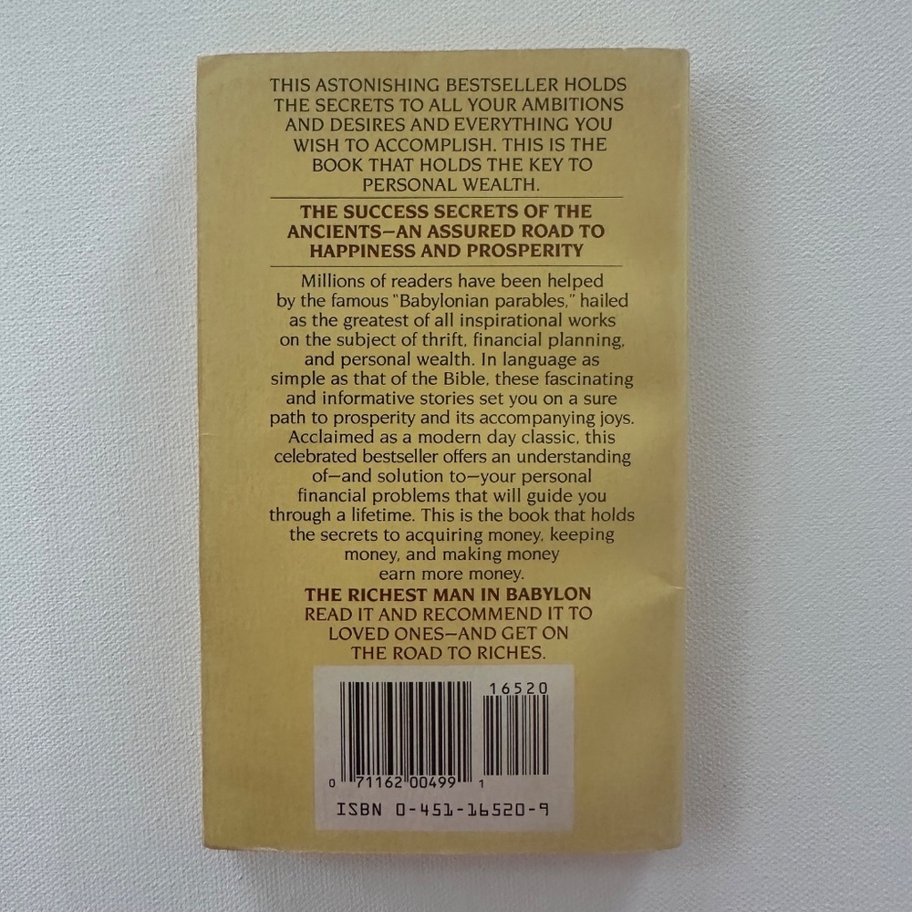 The Richest Man In Babylon George Clason Book - Picture 7 of 7